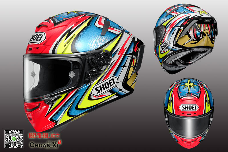 傳璽騎士部品【SHOEI X-14】DAIJIRO彩繪帽｜頂級選手帽｜X-Fourteen