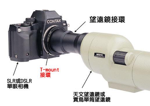 [享樂攝影] T-mount T接環 T2接環 望遠鏡轉 Canon EOS機身 轉接環 5D 40D 450D