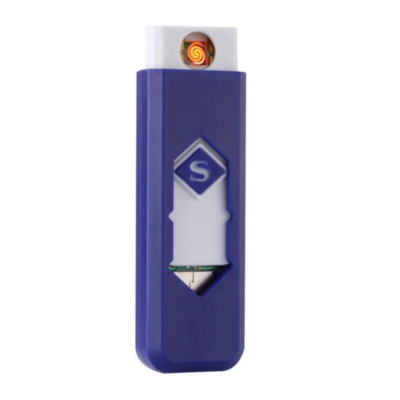 【DF228】防風USB點煙器 防風電子點煙器 攜帶型藍光充電式打火機 小夜燈
