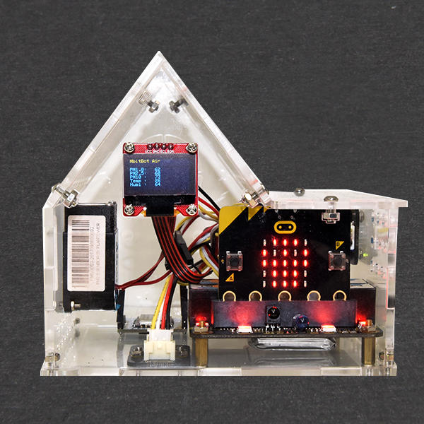 《iCshop1》micro:bit 空氣小屋(MbitBot)●368030200520●空氣盒子,空汙,缺貨中