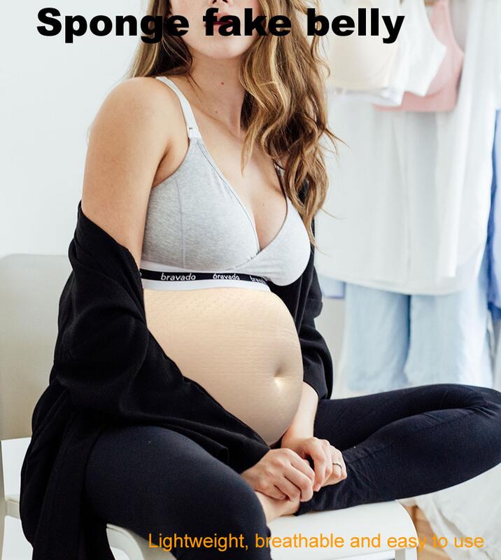 特價孕婦假肚子海綿假肚子輕便透氣假肚皮表演道具懷孕代孕假肚子