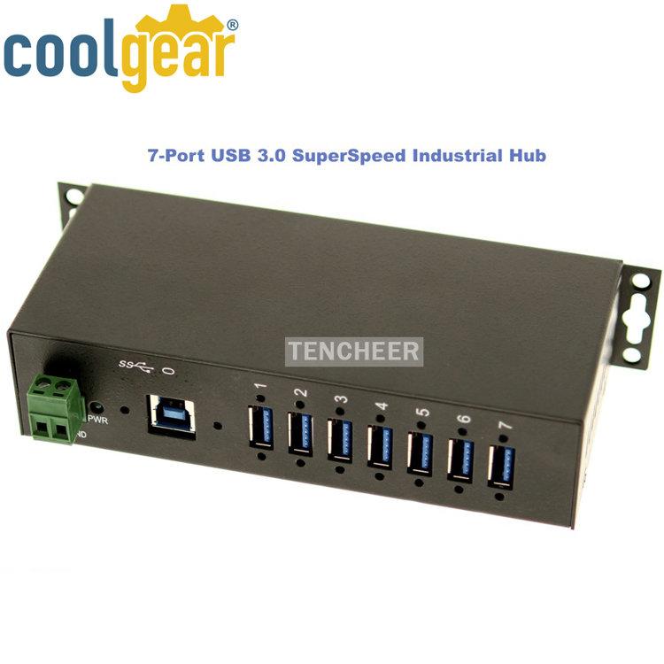 CoolGear 7 Port USB 3.0 Hub Metal Case 金屬外殼七孔集線器 USBG-7U3ML