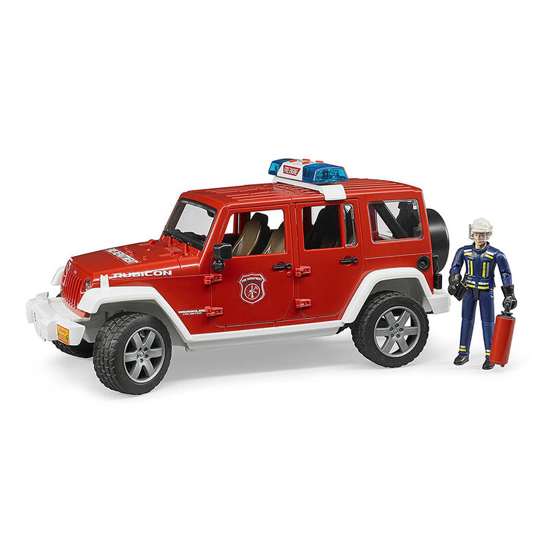 【史派克工廠】(結單)預購  BRUDER Jeep 消防越野車  0222