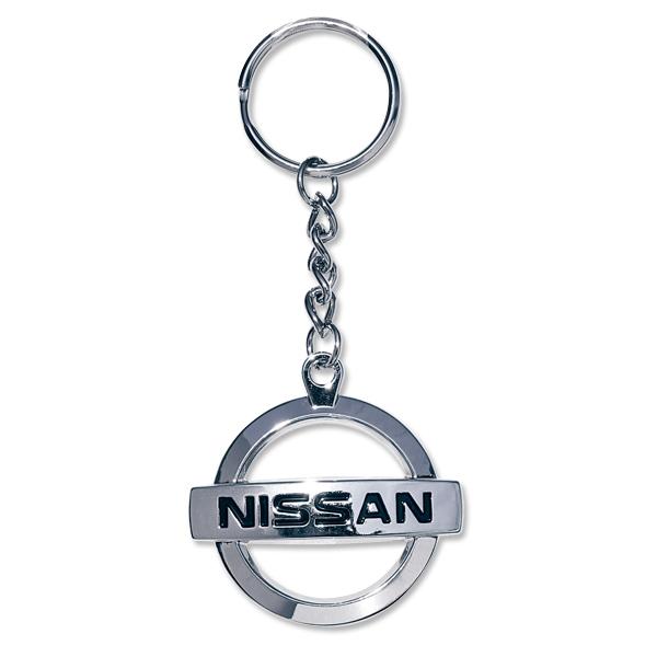 (I LOVE樂多)日本進口NISSAN Key Chain logo 標誌立體鑰匙圈