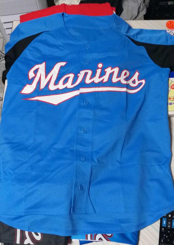 日本 千葉羅德海洋隊 CHIBA MARINES 棒球球衣 (淺藍)