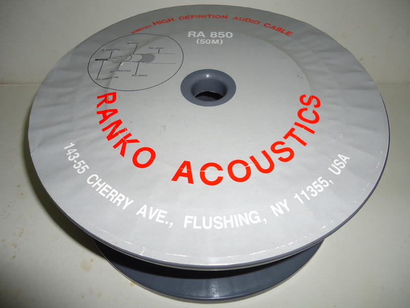 『龍格音響』RANKO ACOUSTICS RA850 OCC高解析純銅聲音訊號線裸線(切售線)，特價出售。