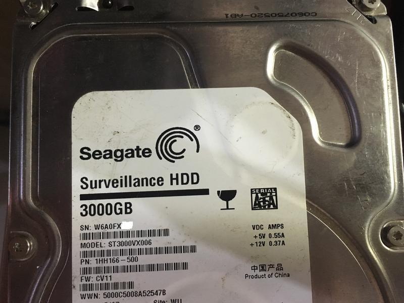 ㊣1193㊣ Seagate ST3000VX006 3TB 3T SATA3 3.5 影音監控  硬碟 可議價