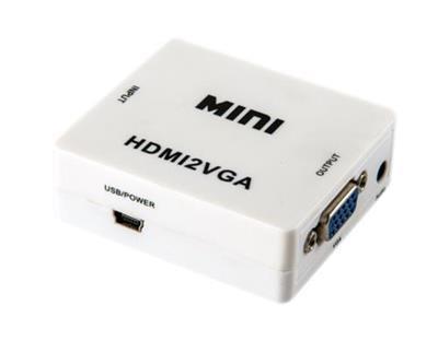 【大武郎】HDMI轉VGA HDMI TO VGA HDMI2VGA 1080P 轉接盒