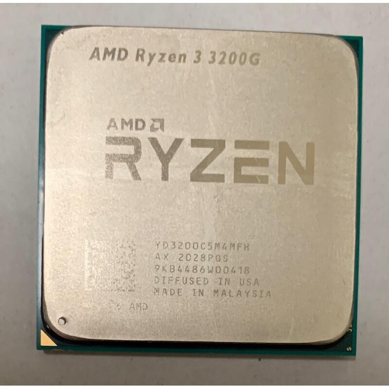北縣-AMD AM4 R3 3200G 4C/4T(3.6 - 4.0 GHz) L2+L3=6M 65W