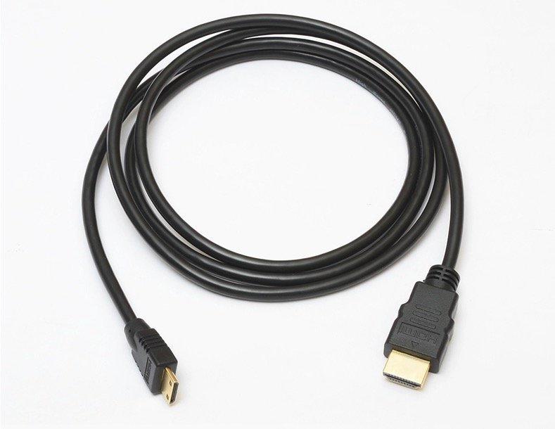 【JET】Mini HDMI 轉 標準HDMI 轉接線 連接線 1.5米 純銅線芯 鍍金接頭 平板 相機 攝影機HDMI