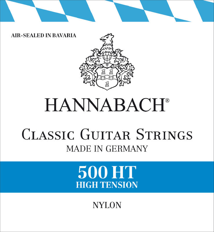 【恩心樂器批發】德國製 HANNABACH 500HT 古典吉他弦 尼龍弦 高張力 公司貨原廠包裝