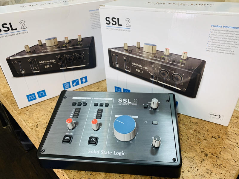 紐約樂器 Solid State Logic SSL2  USB錄音介面    2in 2out
