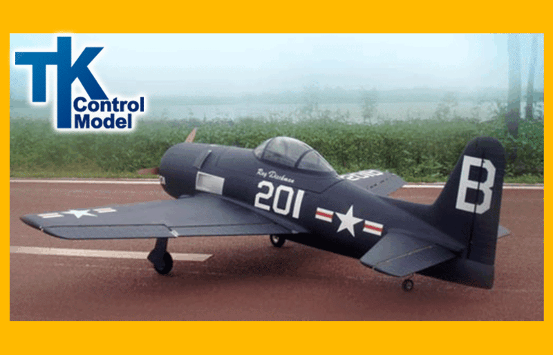 大基隆模型 35-60cc Bearcat F8F 84 in 翼展2135mm 玻璃纖維機身 已到貨
