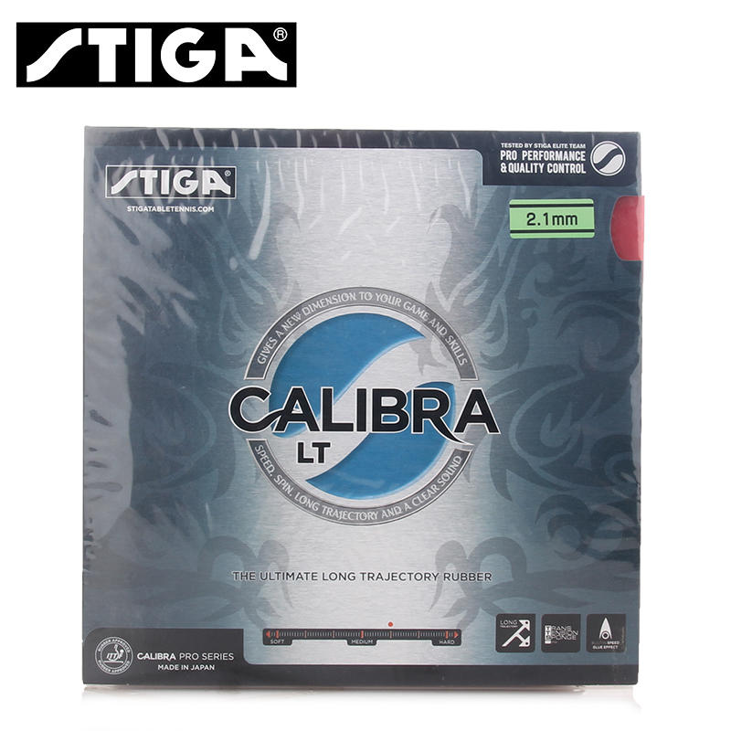 桌球孤鷹 STIGA CALIBRA LT  (紅黑2.1) 弧圈利器 2019新版 更耐用，品質好!