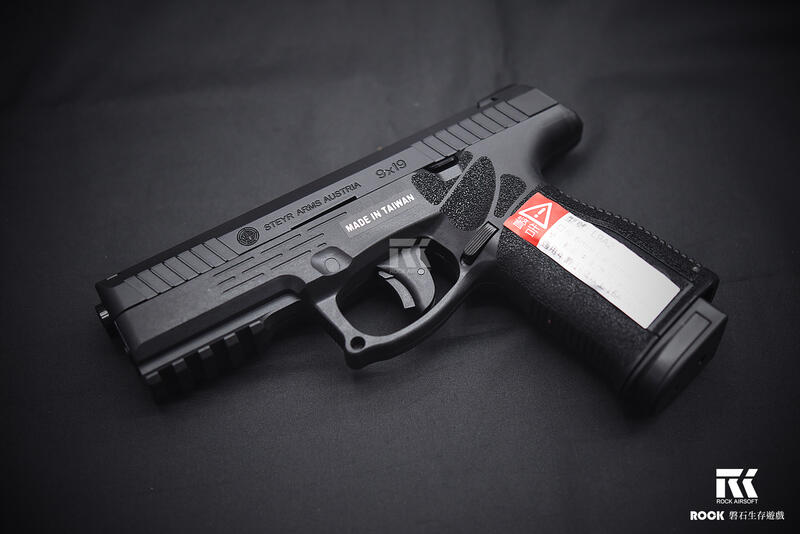 【磐石】KJ ASG STEYR L9-A2 滑套可動半金屬瓦斯手槍-KJGSL9A2B
