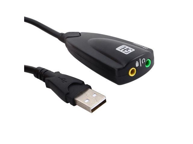 中和店面 免驅USB音效卡 虛擬7.1聲道 5HV2 外接音效卡 桌上電腦筆記電腦Mac通用 USB2.0音效卡