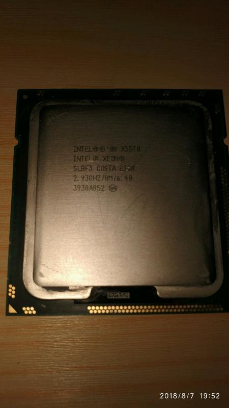 Intel Xeon X5570 2.93G 1366 4C8T 95W 正式CPU