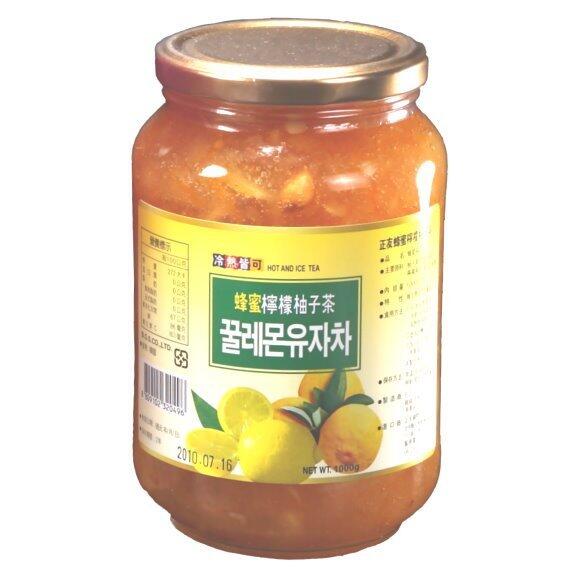 高麗購◎正友蜂蜜檸檬柚子茶1000克1瓶/韓國原裝進口製造