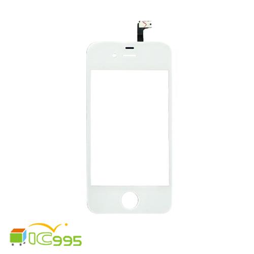 <ic995a> 蘋果 Apple iPhone 4 4s 觸控 鏡面 蓋板 面板 帶排線外屏 白色 #0249