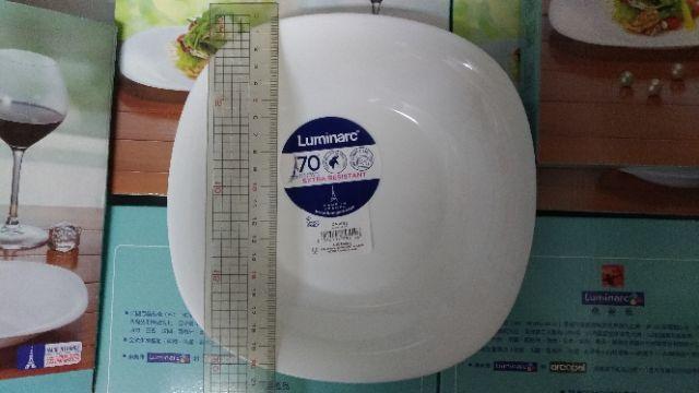 Luminarc法國樂美雅露特莎8吋方深盤 盤子 新貨隨機出貨 降價囉！趁現在要買要快買到賺到喔!!