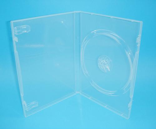 【臺灣製造】100個(一箱)-單片裝14mm PP霧透 CD盒/DVD盒/光碟盒/CD殼/有膜