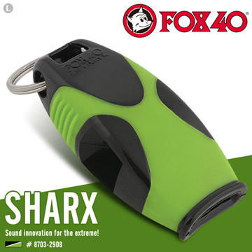 〔A8捷運〕加拿大FOX 40 SHARX 口哨(附繫繩)-公司貨#8703-2908 綠/黑