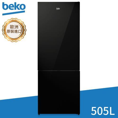 beko英國倍科 TEDNV7920G上下門變頻冰箱505L(黑色鏡面玻璃)/歐洲原裝進口