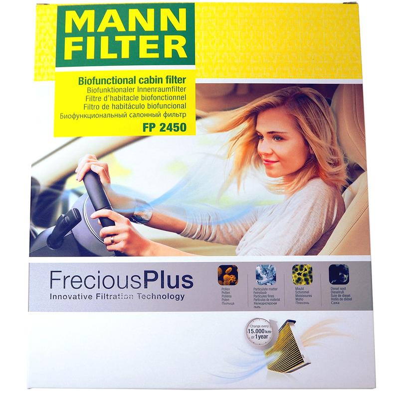 保時捷 MACAN FP2450 德國 MANN PM2.5 活性碳冷氣濾 空調濾網 冷氣芯 非 大陸製簡體製