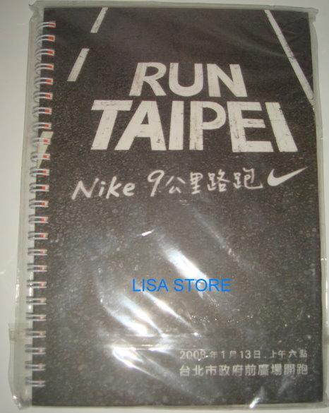 NIKE★2008年 RUN TAIPEI 9公里 絕版路跑紀念本 值得收藏