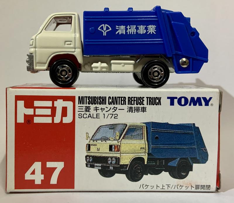 TOMICA 多美小汽車 No.47 三菱 MITSUBISI CANTER 清掃車 垃圾車