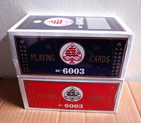 馬頭牌6003撲克牌 sc-6003 A級牌 12副/盒 有紅/藍兩色 整盒賣 適教學、遊戲…等-【便利網】