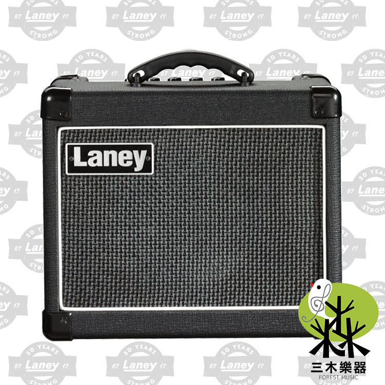 【三木樂器】公司貨 Laney LG12 LG-12 電吉他 音箱 電吉他音箱 吉他音箱 12W 12瓦 破音 經典系列