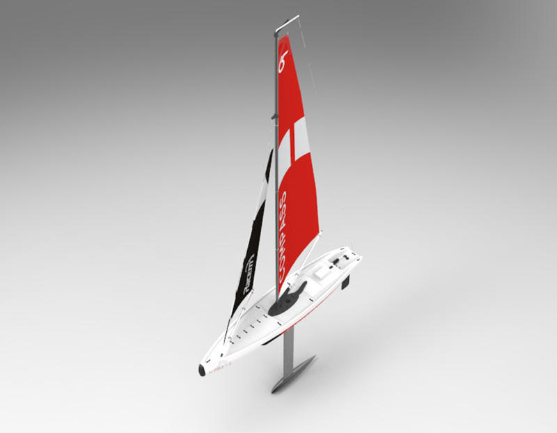 COMPASS RG65級 競賽帆船650mm 全套RTR帶遙控器版本