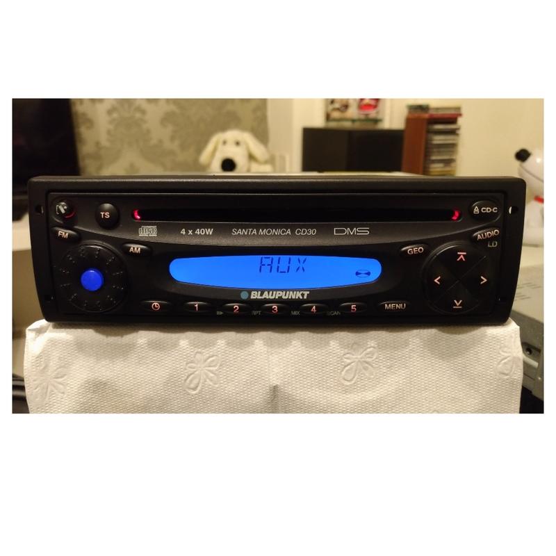 德國藍點blaupunkt SANTA MONICA CD30 前置cd音響主機 已改裝成藍芽音樂主機