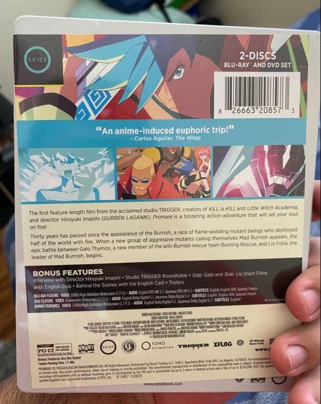 輸入品・未使用】Promare [Blu-ray]-