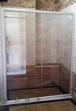 誠美衛浴 淋浴拉門  乾濕隔離 乾濕分離 一字形 無框 有框 簡易框 浴室翻新 尊爵系列