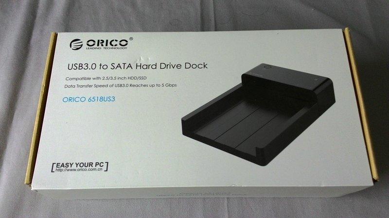 ORICO 6518US3 USB3.0 平躺式硬碟座