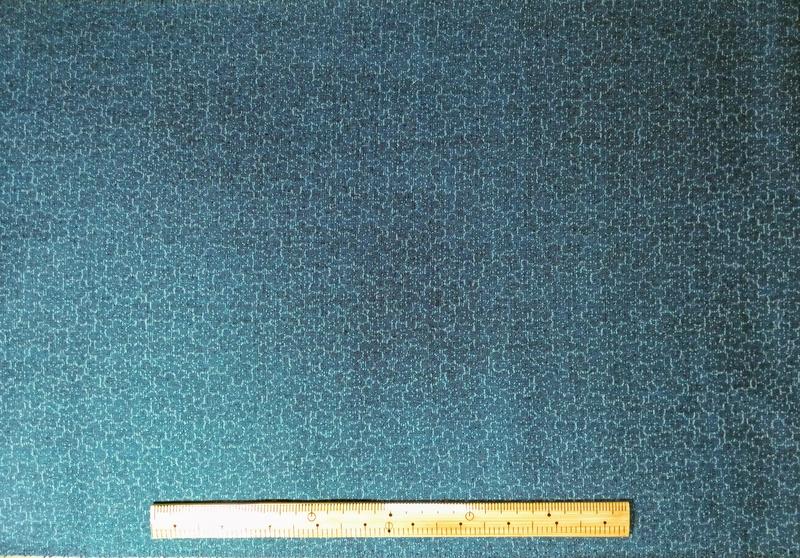 小倉屋 日本製布料 反物 藍綠 毛絲混合 35cmX10cm [0446]
