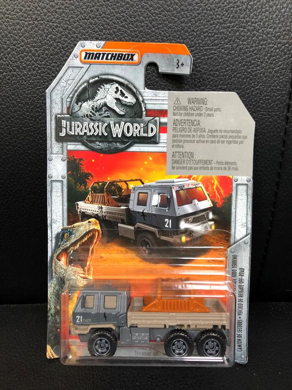 《TRON WORK 創玩》現貨 Matchbox 火柴盒 2018 侏羅紀世界 Off-Road Rescue Rig