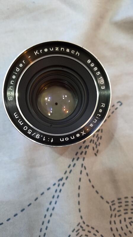 Schneider Retina-Xenon 50mm F1.9 近攝0.6m對焦版 DKL口 信乃達老鏡