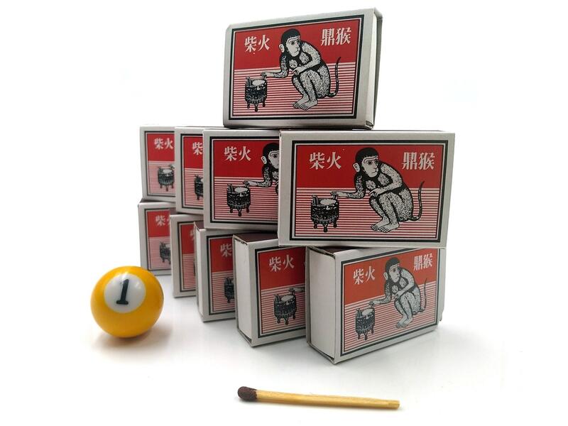 ◤球球玉米斗◢ 火柴 猴鼎 (一包10盒送1盒) 石楠煙斗 煙具 菸斗