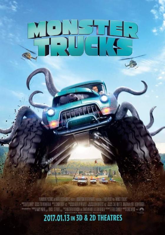 C電影酷卡明信片 怪獸卡車 Monster Trucks