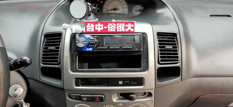 俗很大~日本中道 Nakamichi NQ711B 藍芽音響主機 USB/AM/FM/AUX-豐田-VIOS-實裝車