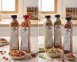 好廖花生罐裝 麻辣花生 五香花生 蔥辣花生 罐裝 300克裝...