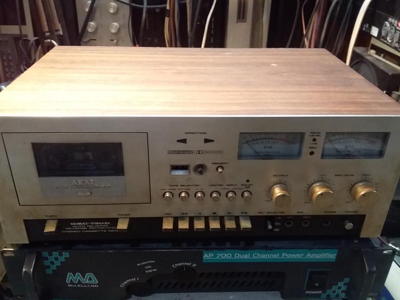 AKAI GXC-730D 古典高階卡式錄音座 錄放音音質佳 功能正常