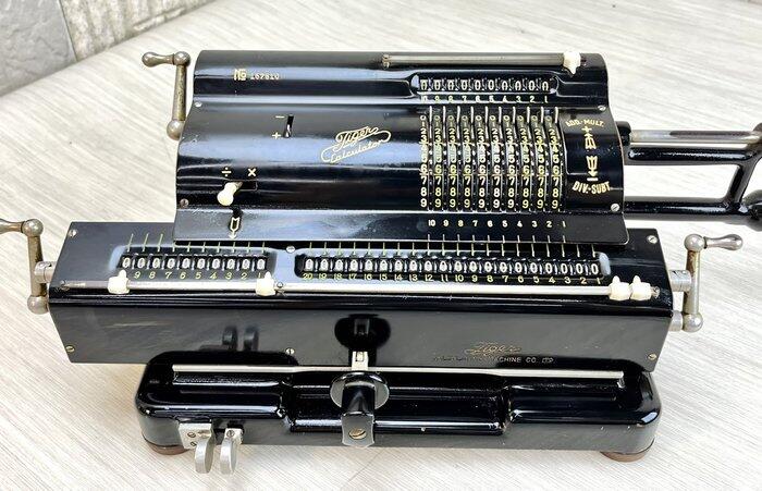 日本製Tiger Calculator 昭和時期機械式手搖計算機黑色| 露天市集| 全