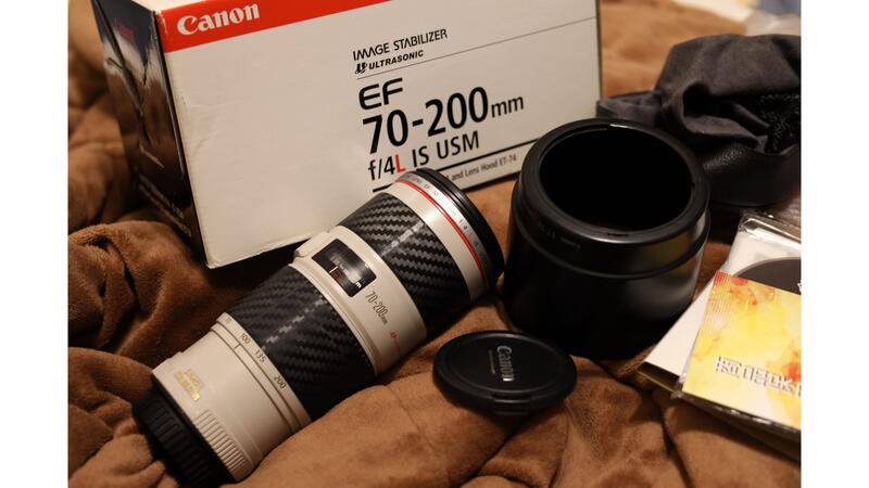 Canon EF 70-200 F4L 有IS 防手震 9成以上新 完整盒單