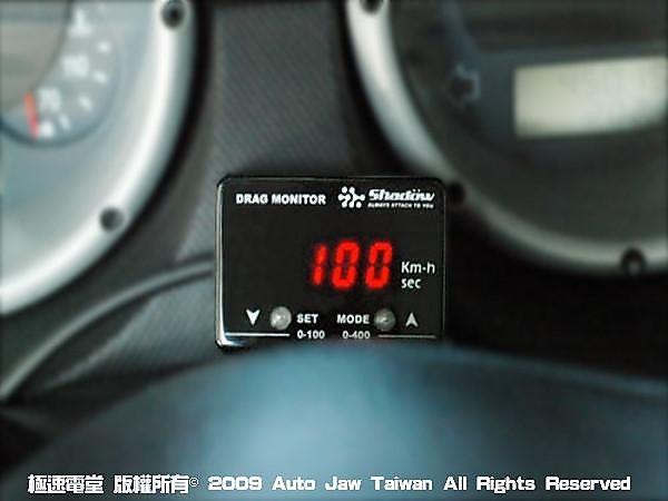 [極速電堂]上萬評價台灣儀錶龍頭推出SHADOW 0-100 0-400加速測速器 抬頭顯示器