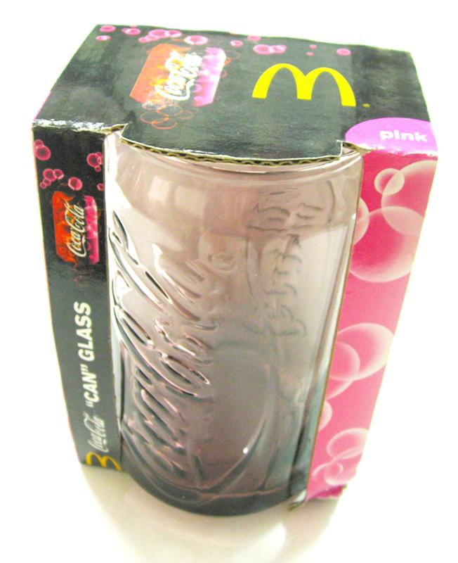 麥當勞2011年可口可樂炫彩酷罐杯/玻璃杯