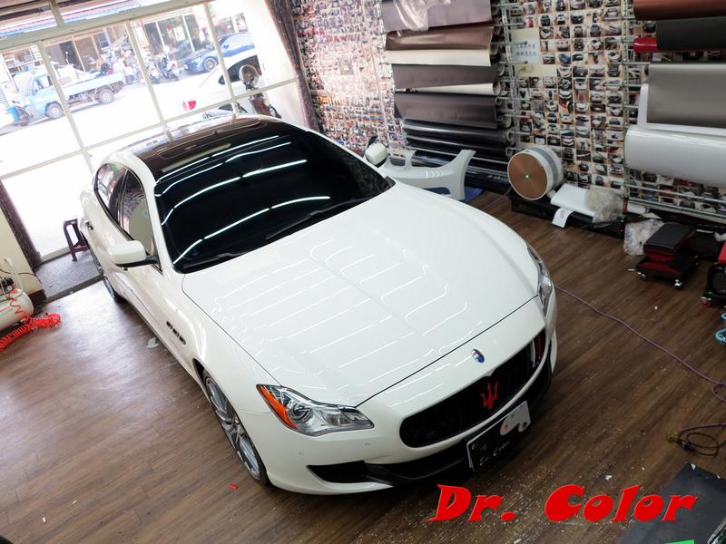 Dr. Color 玩色專業汽車包膜 Maserati Quattroporte GTS 類全景式天窗